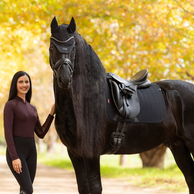 Lemieux - Tapis de dressage Square Essence noir | - Ohlala