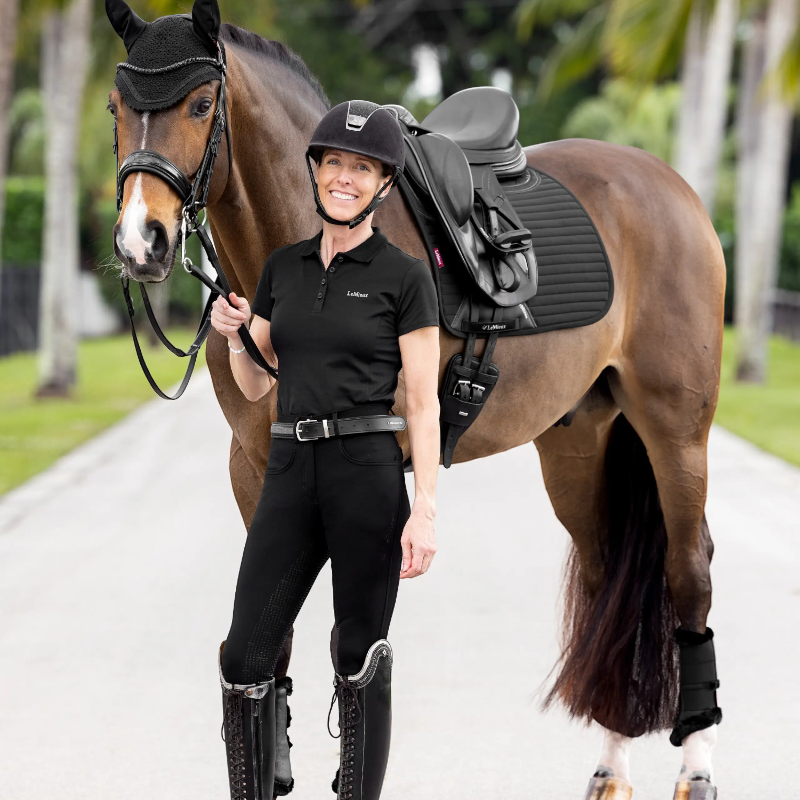 Lemieux - Tapis de dressage Square Soft Shell Anti Glisse EuroJump noir | - Ohlala