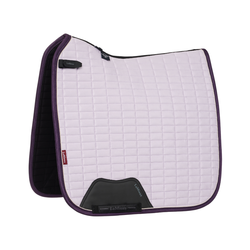 LeMieux - Tapis de dressage Square en suédine lilac | - Ohlala