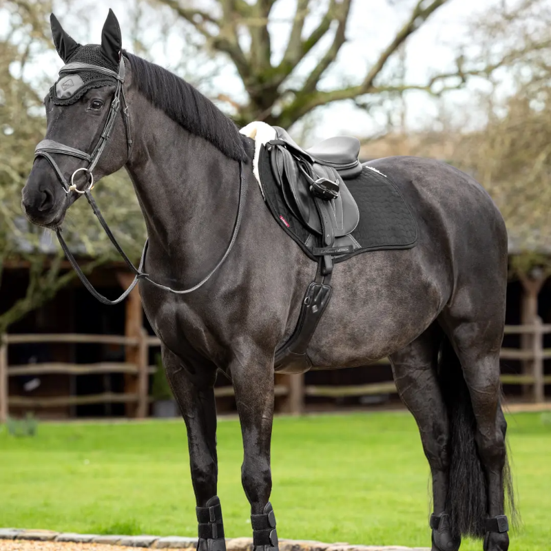 Lemieux - Tapis de selle EuroJump Merino + noir/ naturel | - Ohlala