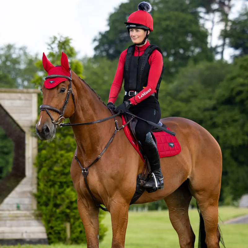 Lemieux - Tapis de selle Loire Close Contact Square chilli | - Ohlala