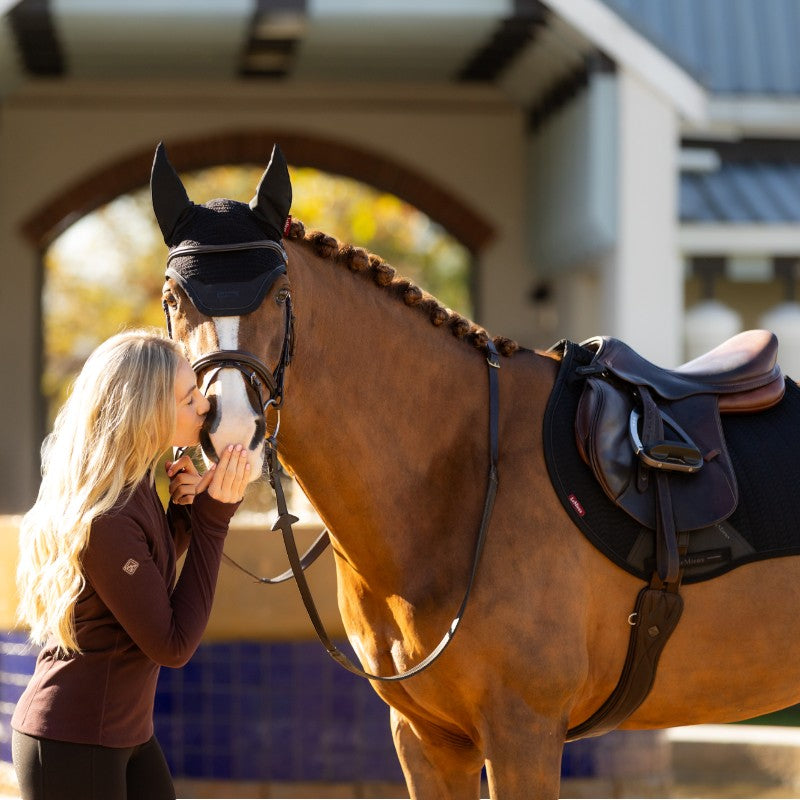 Lemieux - Tapis de selle Square Essence noir | - Ohlala