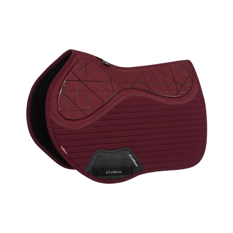 Lemieux - Tapis de selle Square Soft Shell Anti Glisse EuroJump bordeaux | - Ohlala