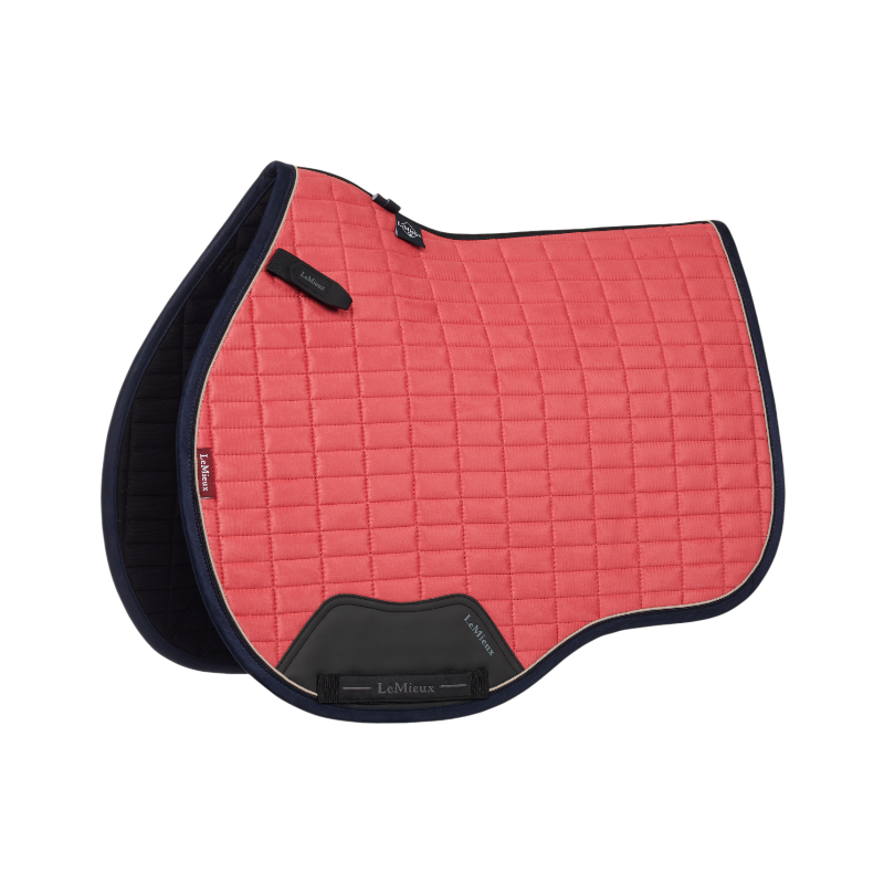 LeMieux - Tapis de selle Mixte Square en suédine cranberry | - Ohlala