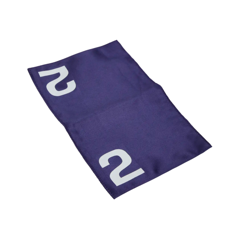 Lemieux - Tapis et cagoule de course pour Toy Pony marine et rouge | - Ohlala