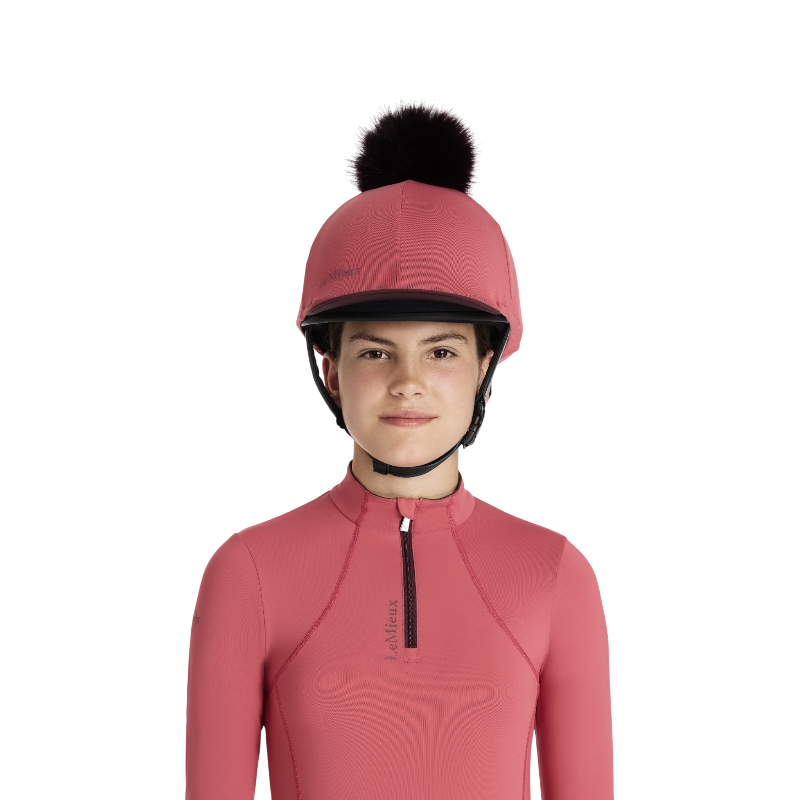 Lemieux - Toque de casque à pompon amovible Classique cranberry | - Ohlala