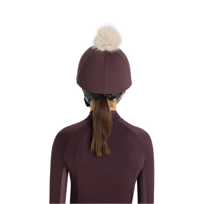 Lemieux - Toque de casque à pompon amovible Classique damson | - Ohlala