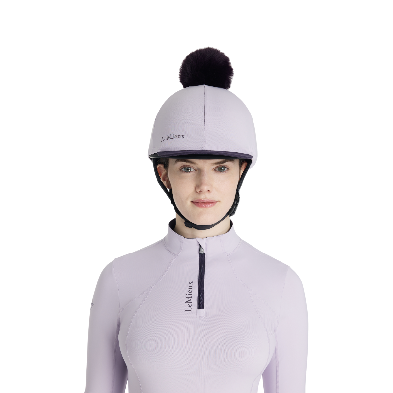 Lemieux - Toque de casque à pompon amovible Classique lilac | - Ohlala