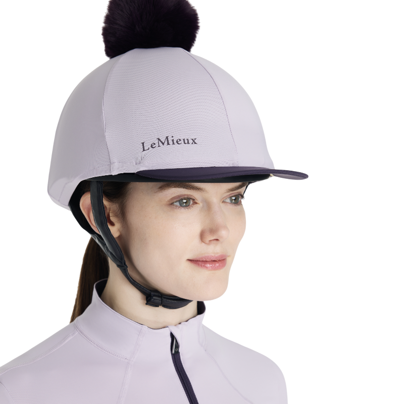 Lemieux - Toque de casque à pompon amovible Classique lilac | - Ohlala