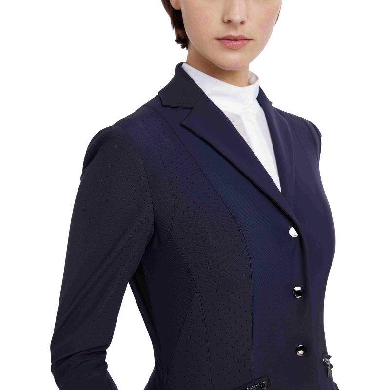 Lemieux - Veste de concours femme Jessica Mesh marine | - Ohlala