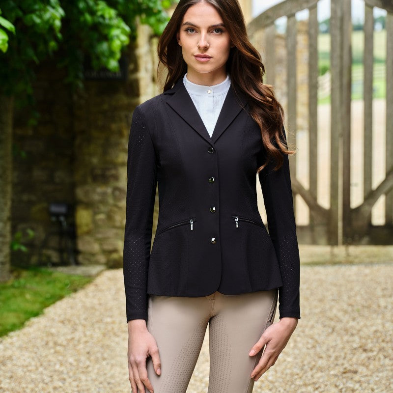 Lemieux - Veste de concours femme Jessica Mesh noir | - Ohlala