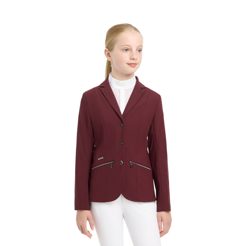 Lemieux - Veste de concours fille Junior Pro bordeaux | - Ohlala