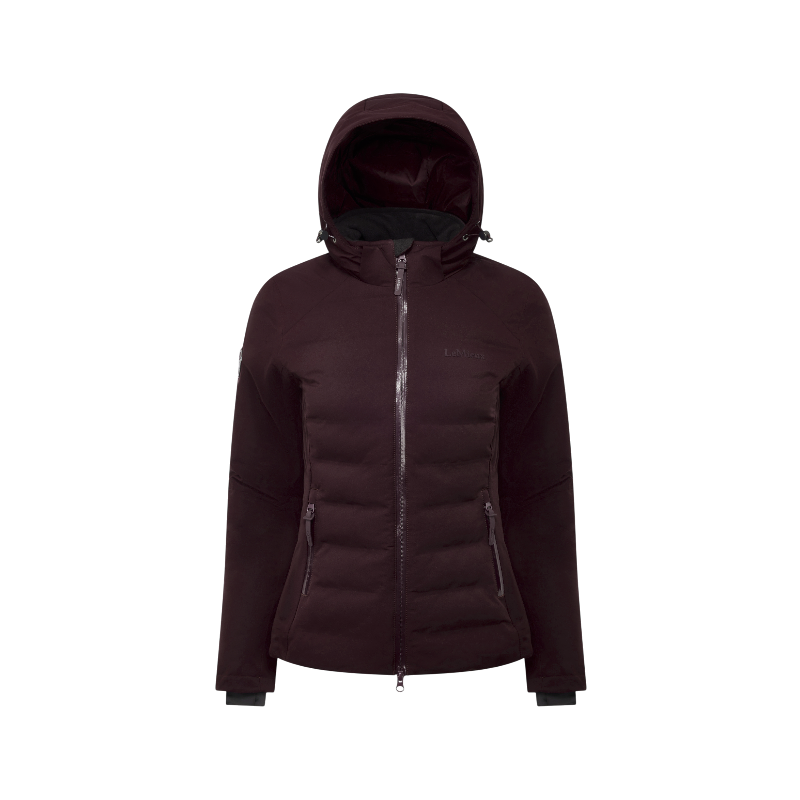 Lemieux - Veste femme hybride imperméable Brooke damson | - Ohlala