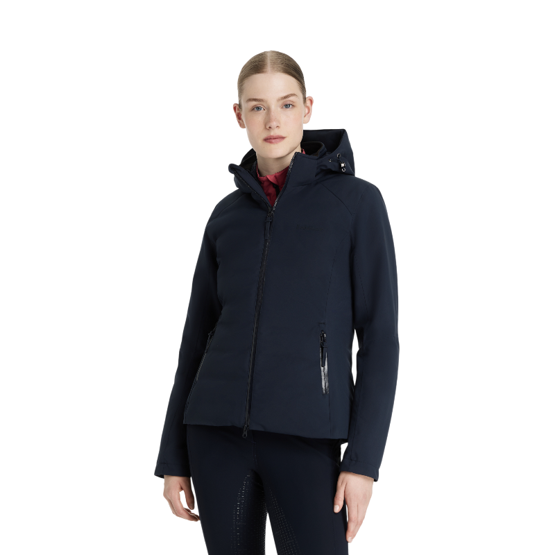 Lemieux - Veste femme hybride imperméable Brooke marine | - Ohlala