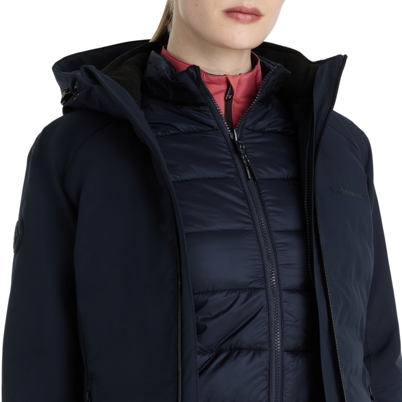 Lemieux - Veste femme hybride imperméable Brooke marine | - Ohlala