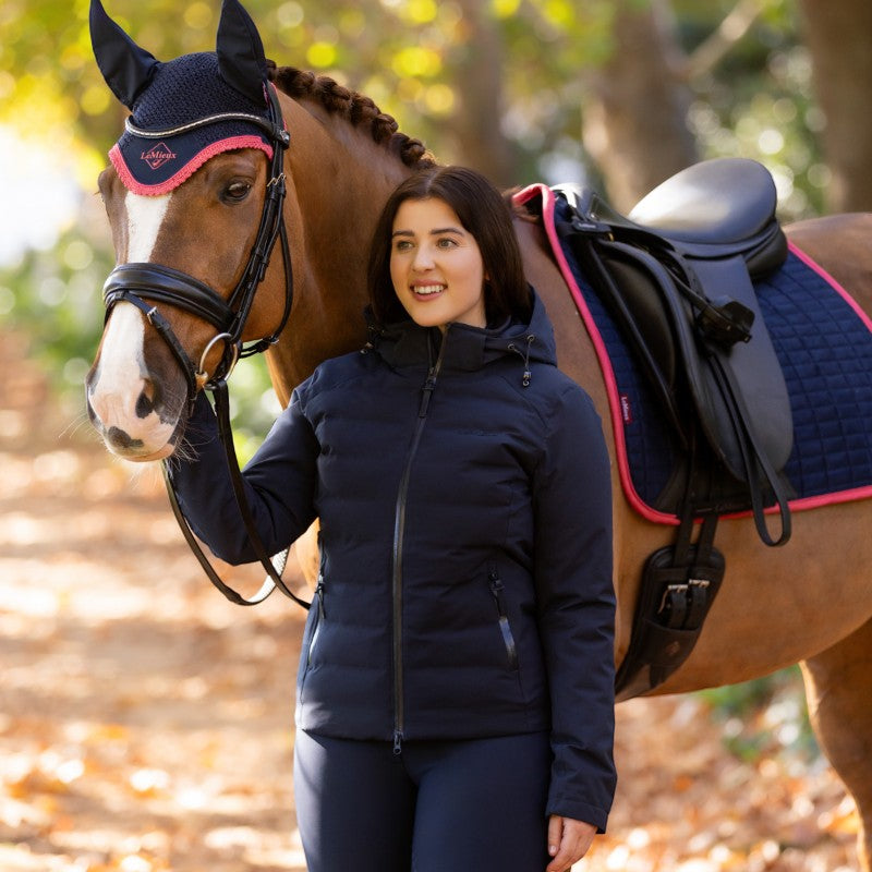 Lemieux - Veste femme hybride imperméable Brooke marine | - Ohlala