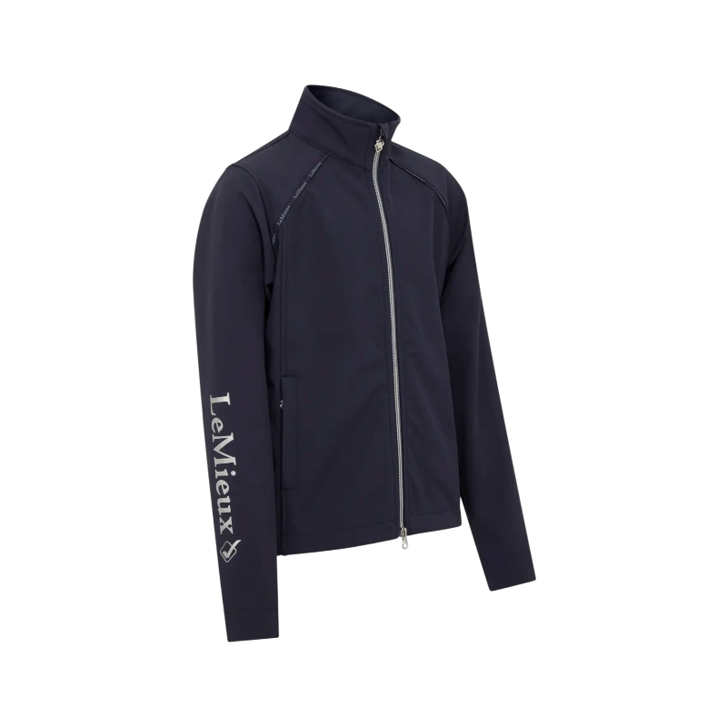 Lemieux - Veste manches longues junior Young Rider Elite Soft Shell marine | - Ohlala