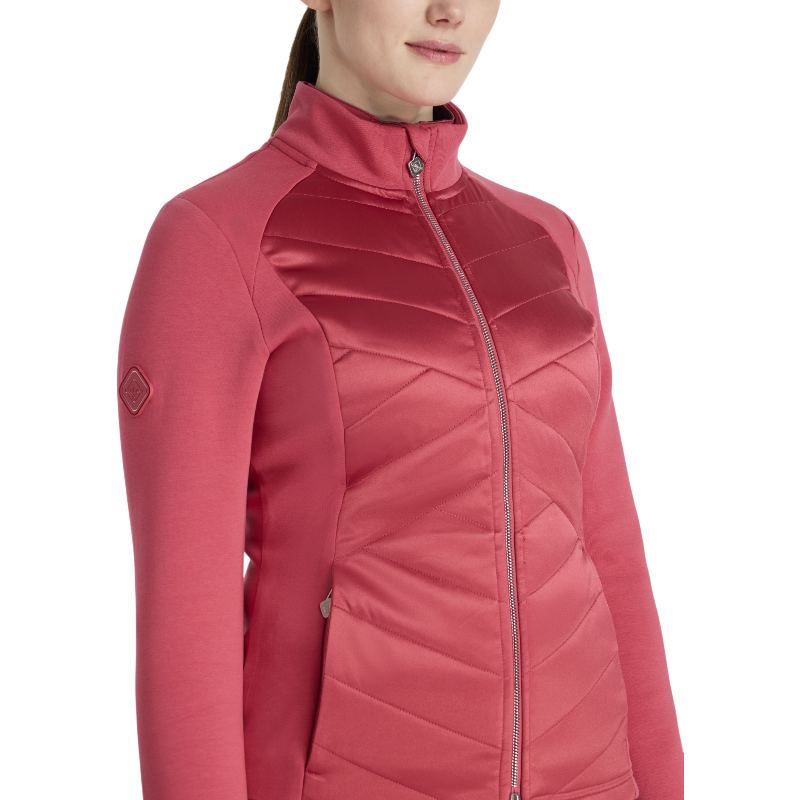 LeMieux - Veste matelassée zip intégral femme Dynamique cranberry | - Ohlala