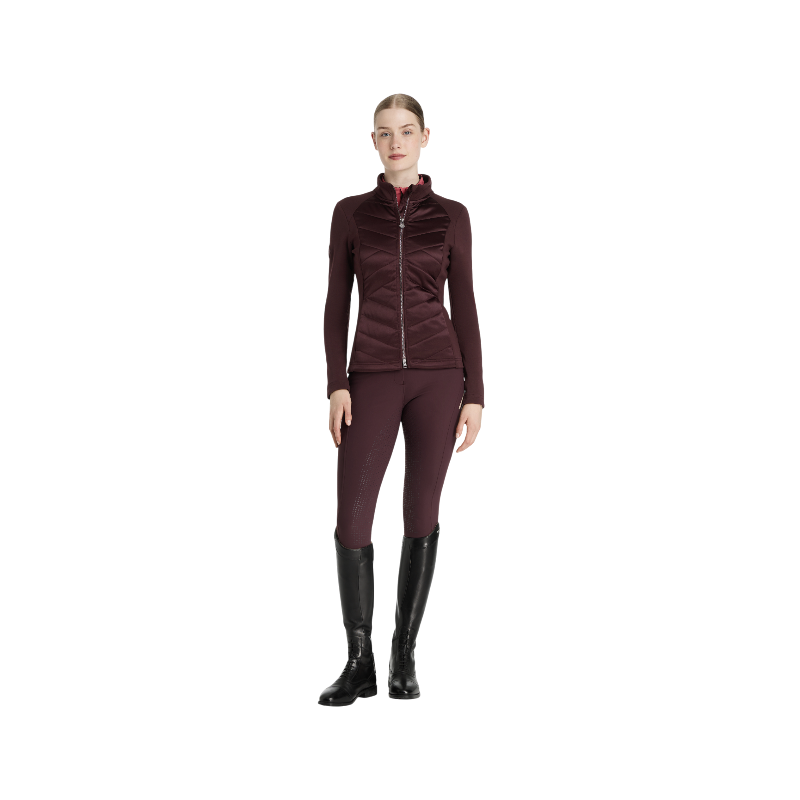 LeMieux - Veste matelassée zip intégral femme Dynamique damson | - Ohlala