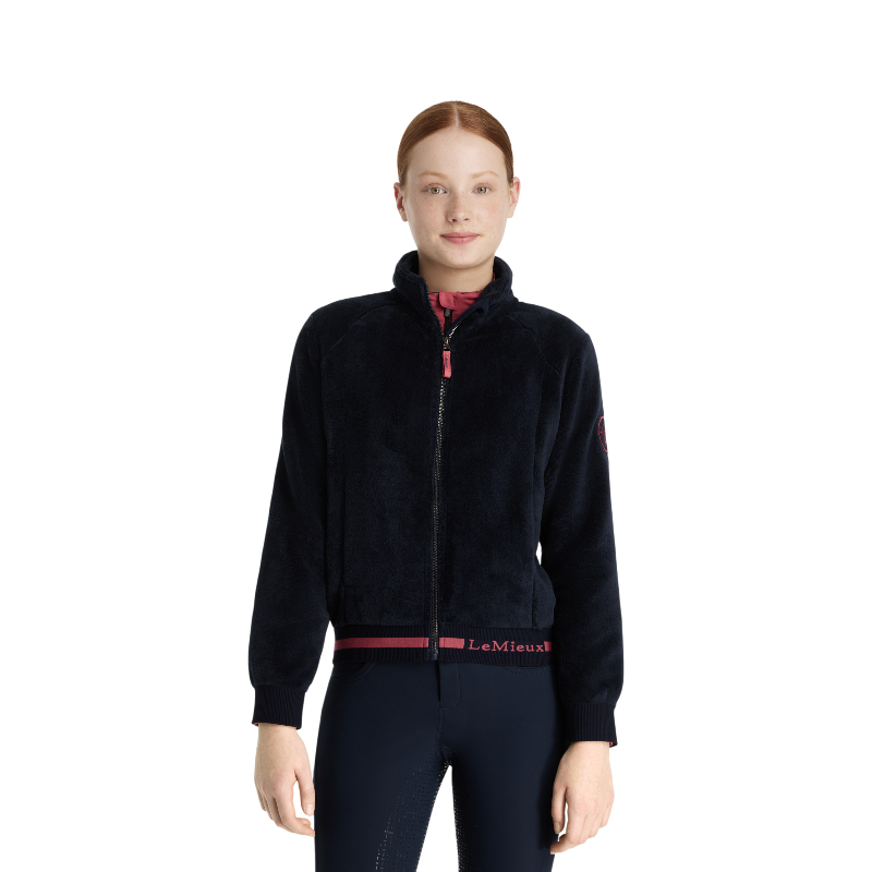 Lemieux - Veste polaire enfant Young Rider Libby marine | - Ohlala