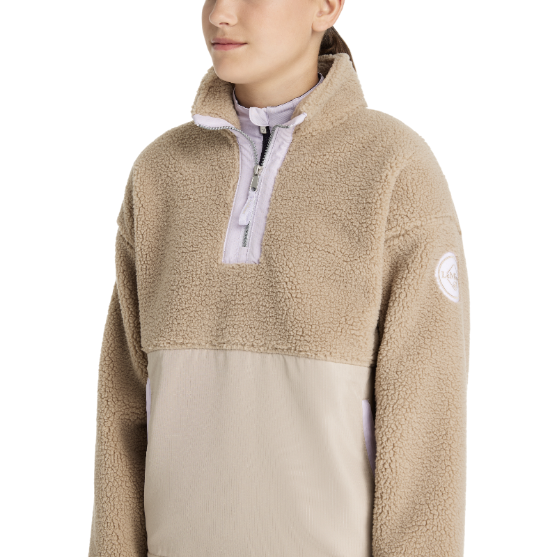 Lemieux - Veste polaire enfant Young rider Tammy Teddy almond | - Ohlala