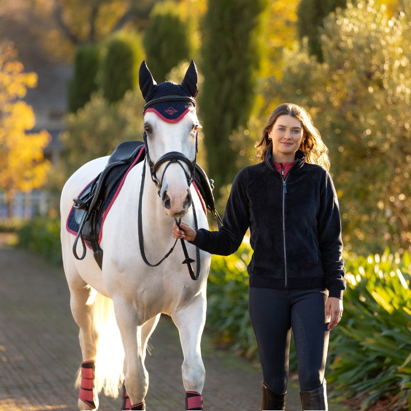 LeMieux - Veste polaire zip intégral femme Liberty marine | - Ohlala