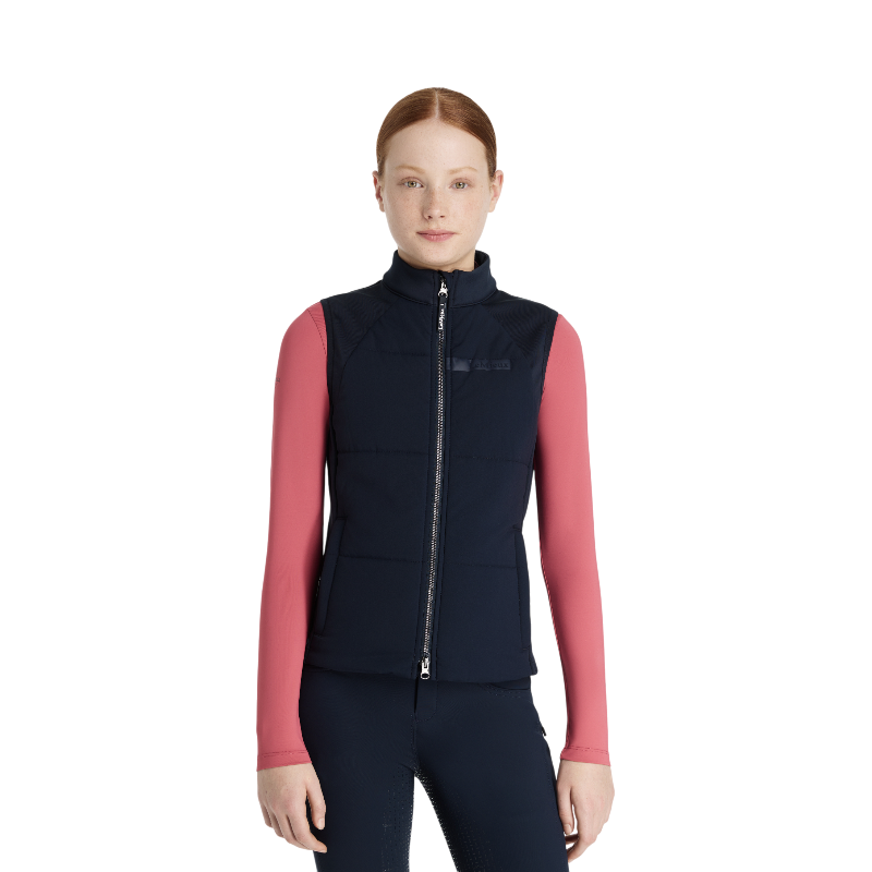 Lemieux - Veste sans manches d’entraînement enfant Young Rider Pammy marine | - Ohlala