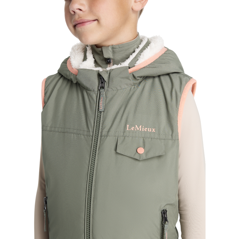 Lemieux - Veste sans manches enfant Mini George rosemary | - Ohlala