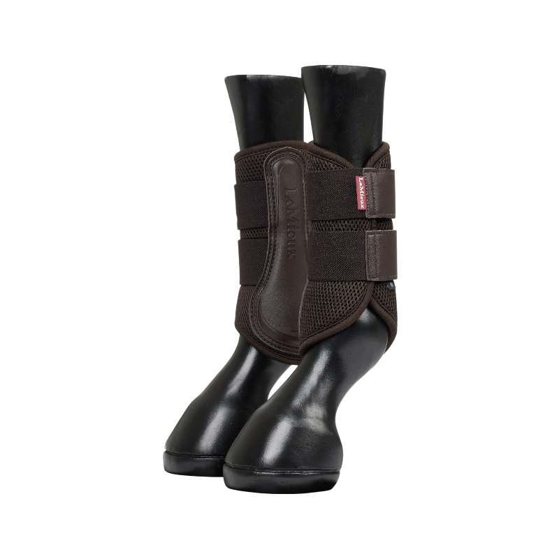 Lemieux - Guêtres fermées souples Mesh marron | - Ohlala