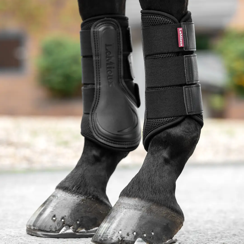 Lemieux - Guêtres fermées souples Mesh noir | - Ohlala