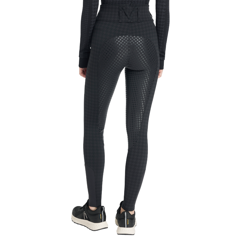LeMieux - Legging d'équitation femme Aspen pied-de-poule full grip
