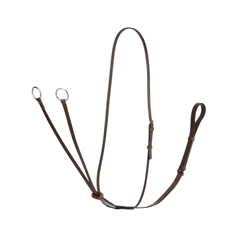 Lemieux - Martingale à anneaux Arika havane/ argent | - Ohlala