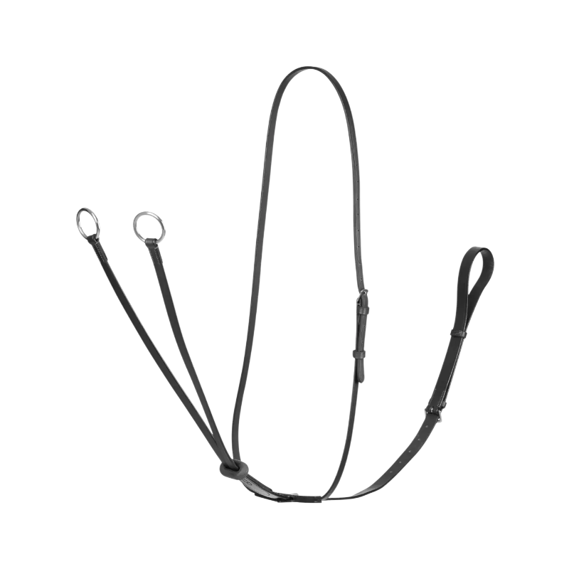 Lemieux - Martingale à anneaux Arika noir/ argent | - Ohlala