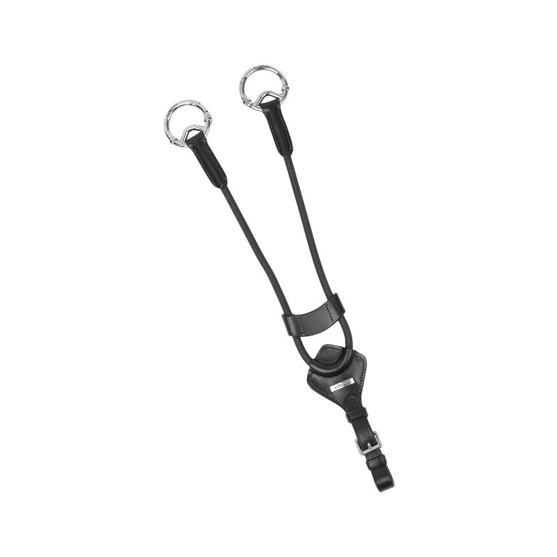 Lemieux - Martingale élastique noir/ argent | - Ohlala