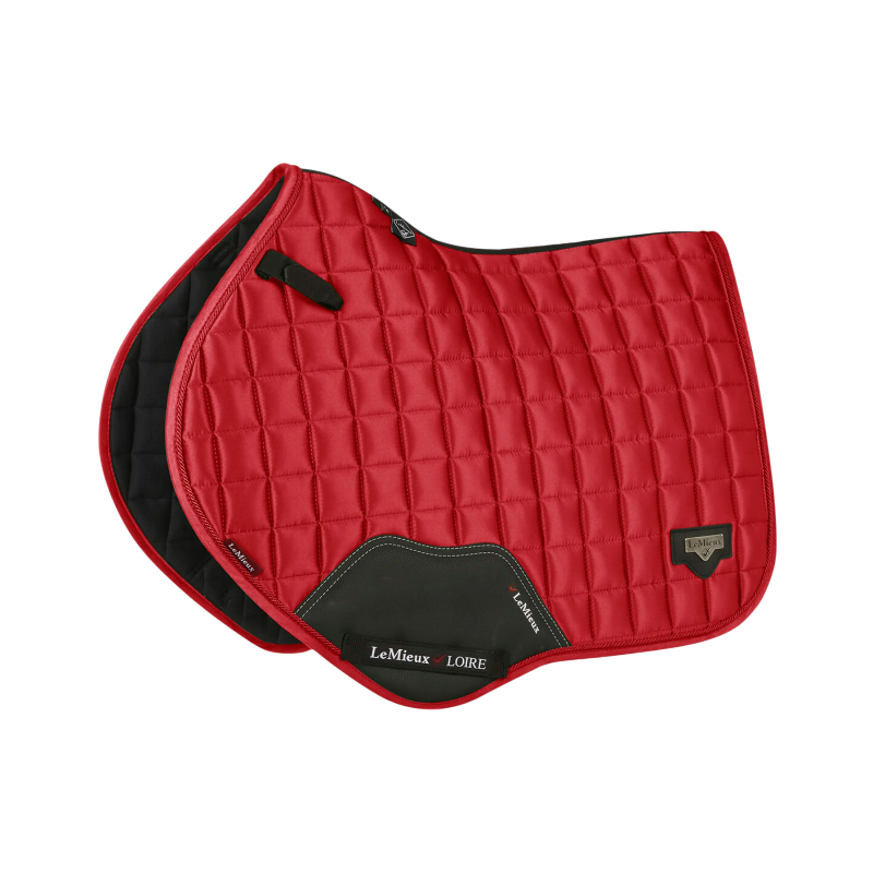 Lemieux - Tapis de selle Square Close Contact Loire Classic chili | - Ohlala