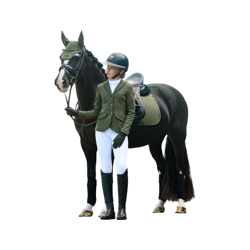 LeMieux - Tapis de dressage Square Essence pine vert
