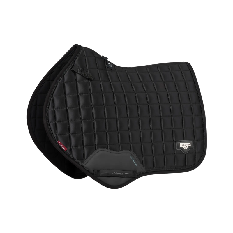Lemieux - Tapis de selle Square Classic Close Loire noir | - Ohlala