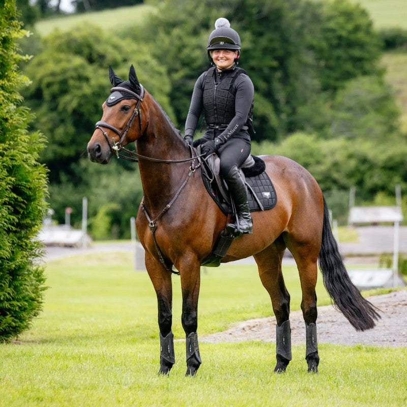 Lemieux - Tapis de selle Square Classic Close Loire noir | - Ohlala