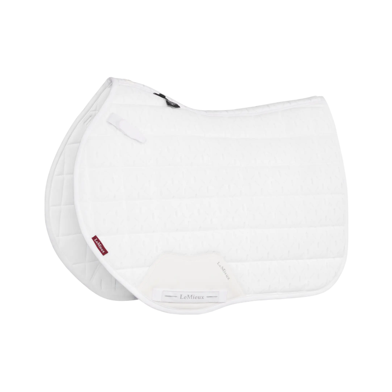 Lemieux - Tapis de selle 3D Mesh Self-Cool Square blanc | - Ohlala