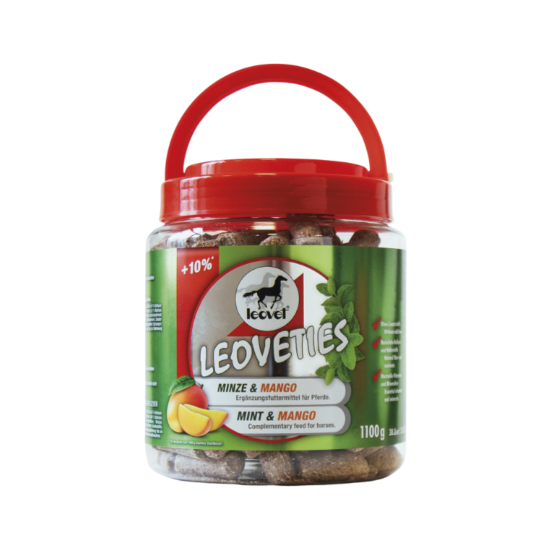 Leovet - Friandises pour chevaux Leoveties menthe & mangue | - Ohlala