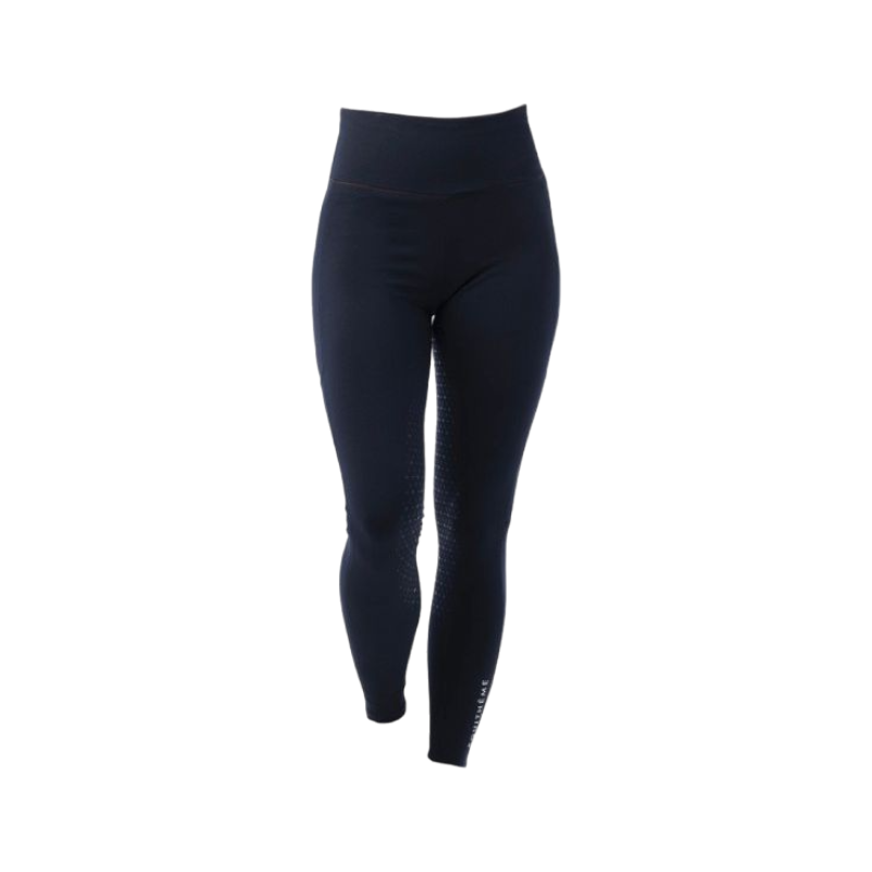 Equithème - Legging d'équitation femme full grip Lyly marine | - Ohlala