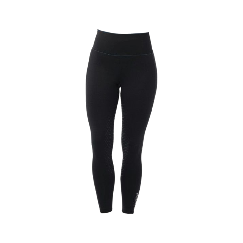 Equithème - Legging d'équitation femme full grip Lyly noir | - Ohlala