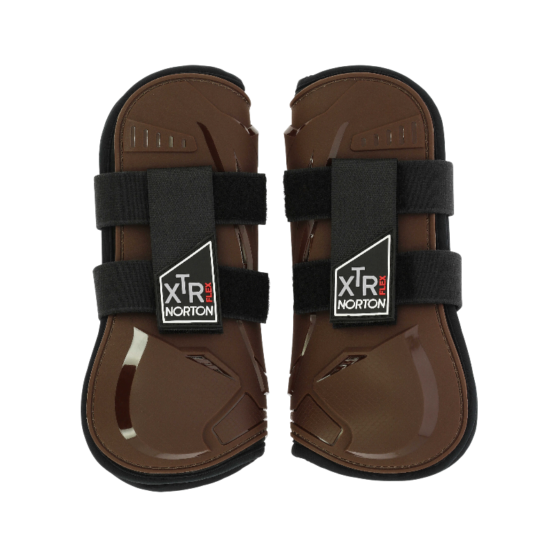 Norton - Guêtres ouvertes XTR Flex Velcro marron | - Ohlala