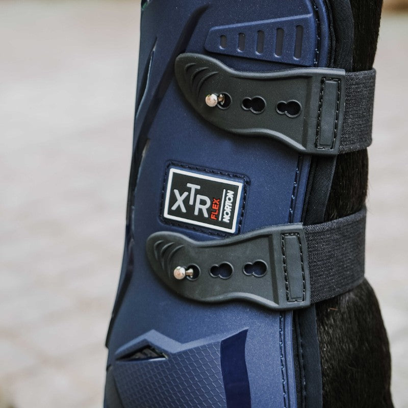 Norton - Guêtres ouvertes XTR Flex à boutons marine | - Ohlala