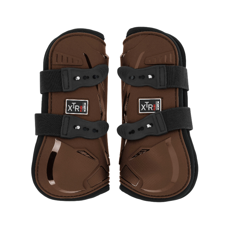 Norton - Guêtres ouvertes XTR Flex à boutons marron | - Ohlala