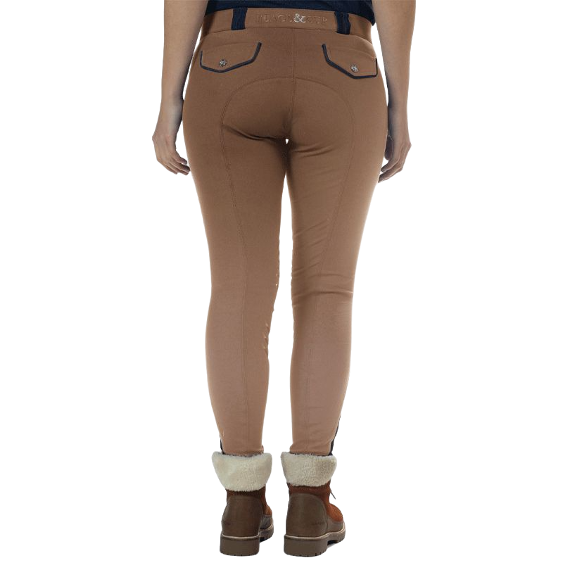 Flags & Cup - Pantalon d'équitation fille Orillia moka | - Ohlala