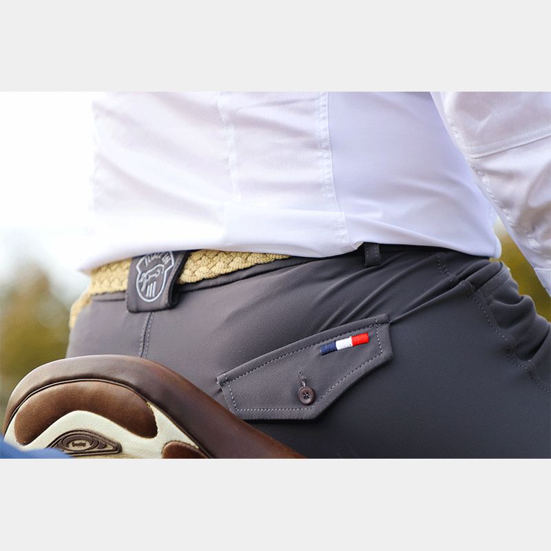 Jump'In - Pantalon d'équitation homme Super X Gris | - Ohlala