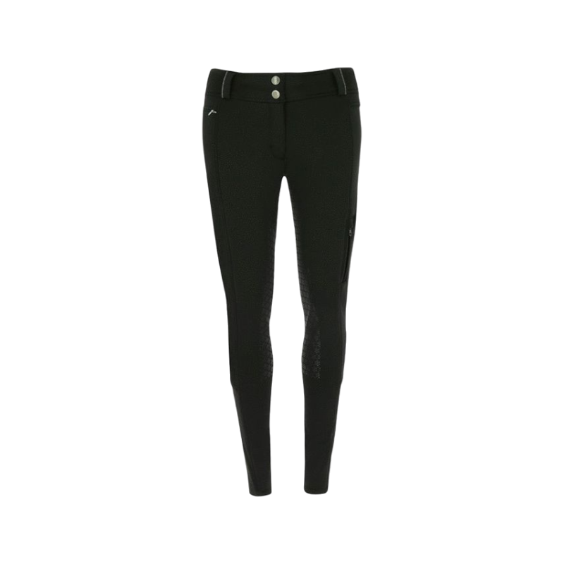 Equithème - Pantalon d'équitation femme softshell Kitzbuhl noir | - Ohlala