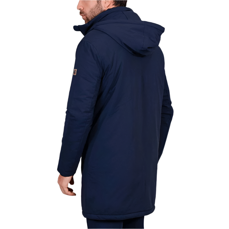 Harcour - Parka longue homme Robertol marine | - Ohlala