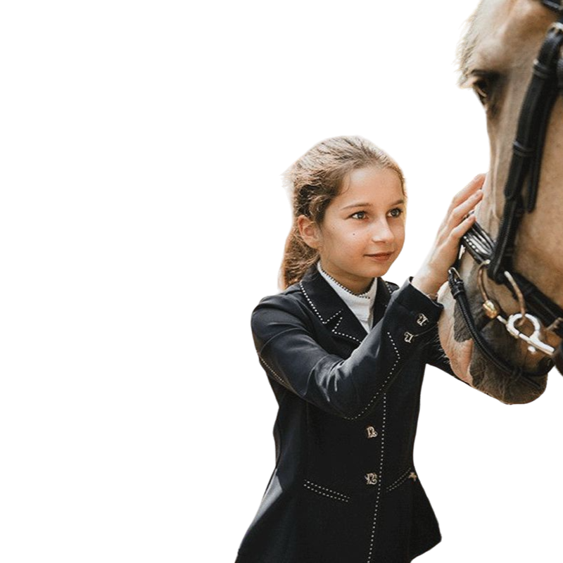 Pénélope - Veste de concours Paris enfant noir | - Ohlala